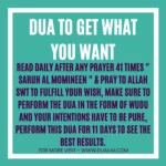 Dua To Get What You Want(1)