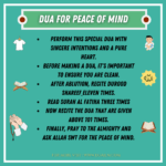 Steps To Perform Dua For Peace of Mind