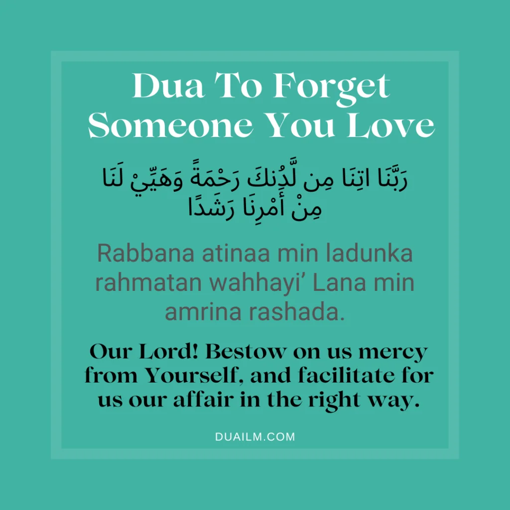 Dua To Forget Someone You Love