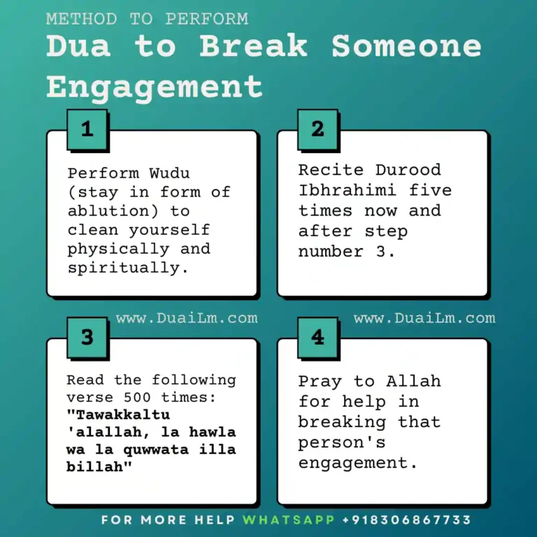 Dua to Break Someone Engagement