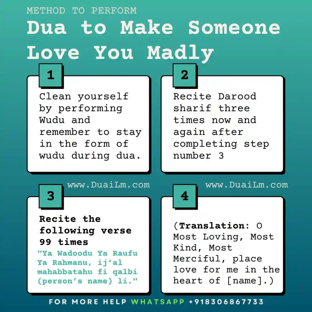 Powerful Dua to Make Someone Love You Madly