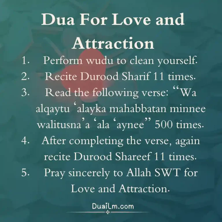 Powerful Dua For Love and Attraction
