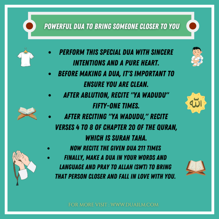 Powerful Dua To Bring Someone Closer To You