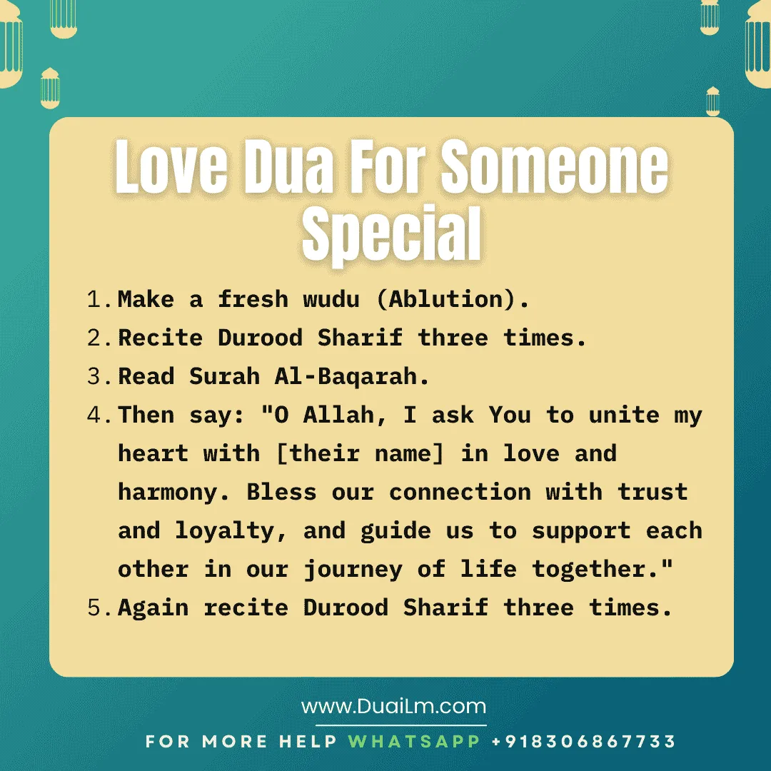 Love Dua For Someone Special