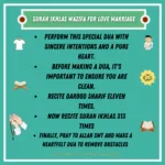 Surah Ikhlas Wazifa For Love Marriage